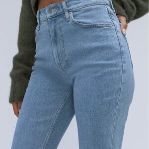 Everlane Original Cheeky Jean | Size 26 | Washed Sky | High-Rise Straigh…